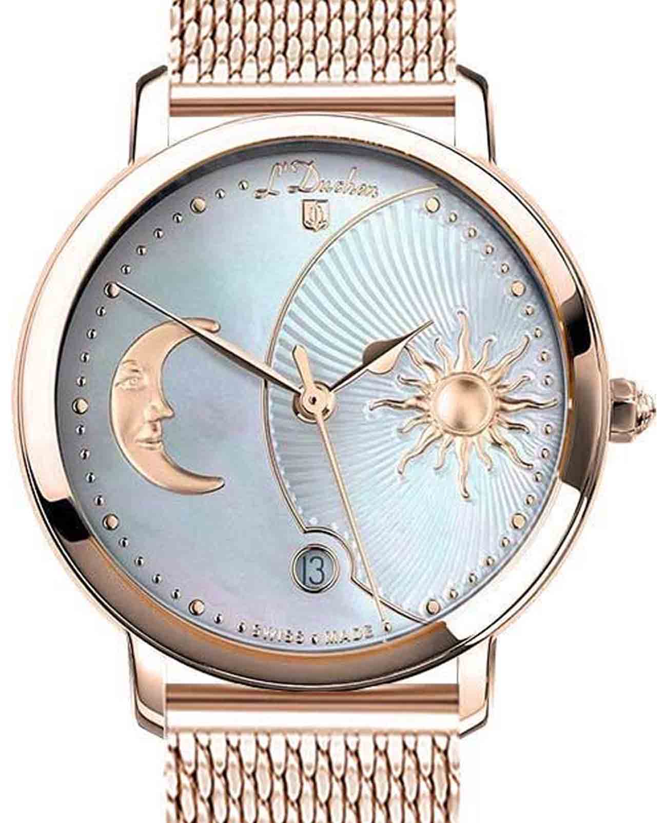 L'Duchen L'Duchen Day & Night D 781.41.33 M , наручные женские часы фото под углом